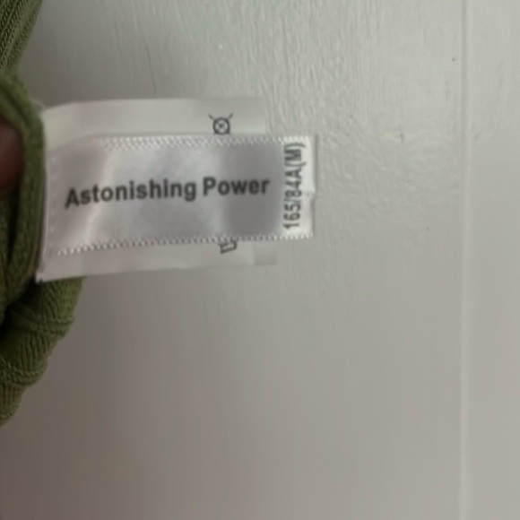 green deep v neck collared tee - Picture 3 of 3